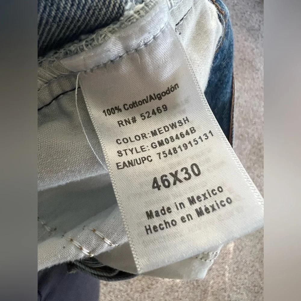 46x30 Regular George jeans medium wash.  Good condition.